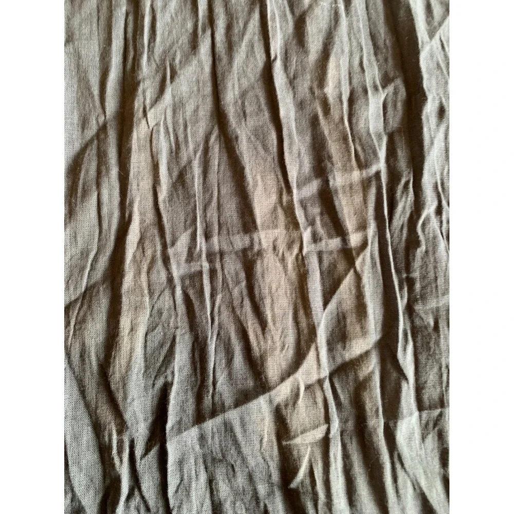 World Market Gray Tie Top Cotton Voile Curtain 6 Panels 40x84